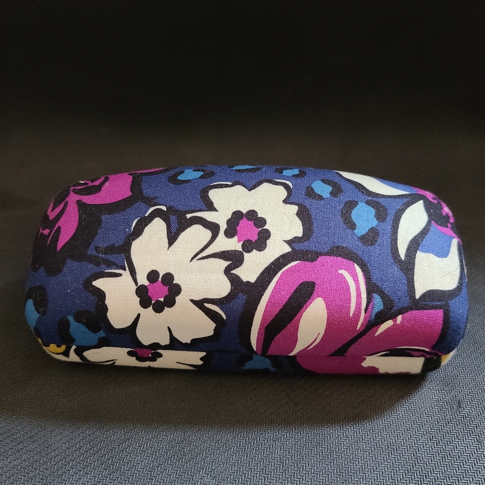 New Vera Bradley African Violet Sunglasses Hard Case Clamshell